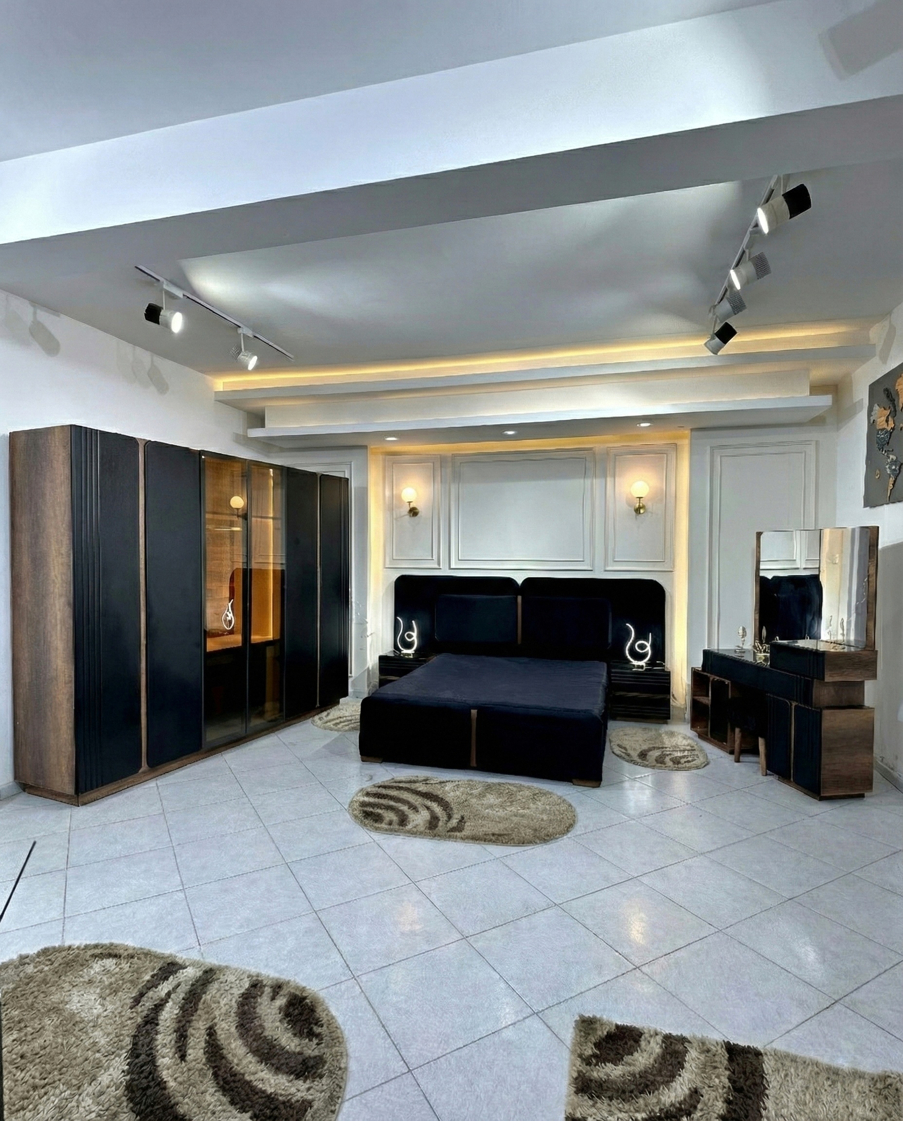 غرفة نوم موديل موناليزا Chambre a Coucher Modele Monaliza BLACK