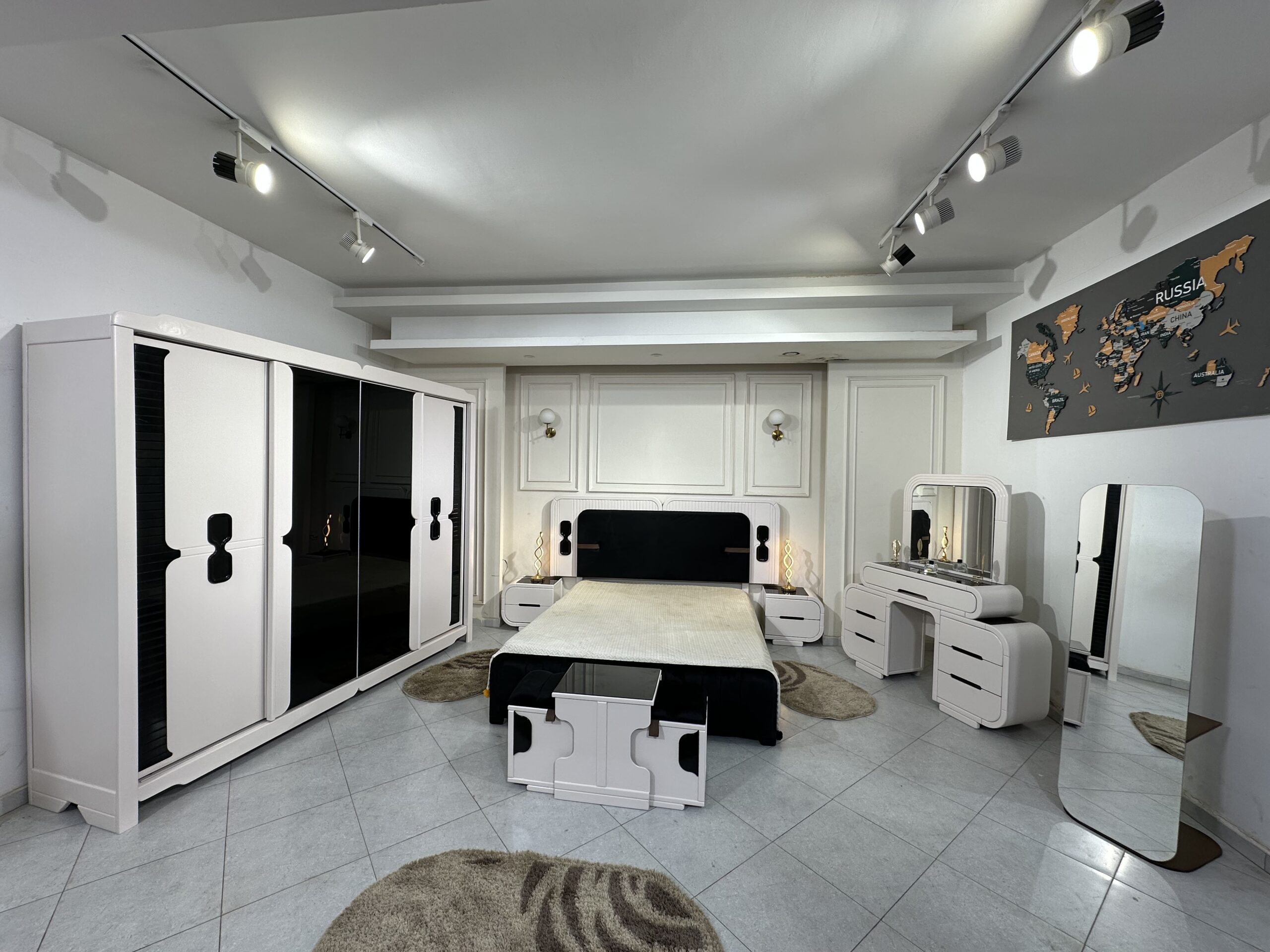 غرفة نوم موديل التميز Chambre a Coucher Modele Excellence Beige