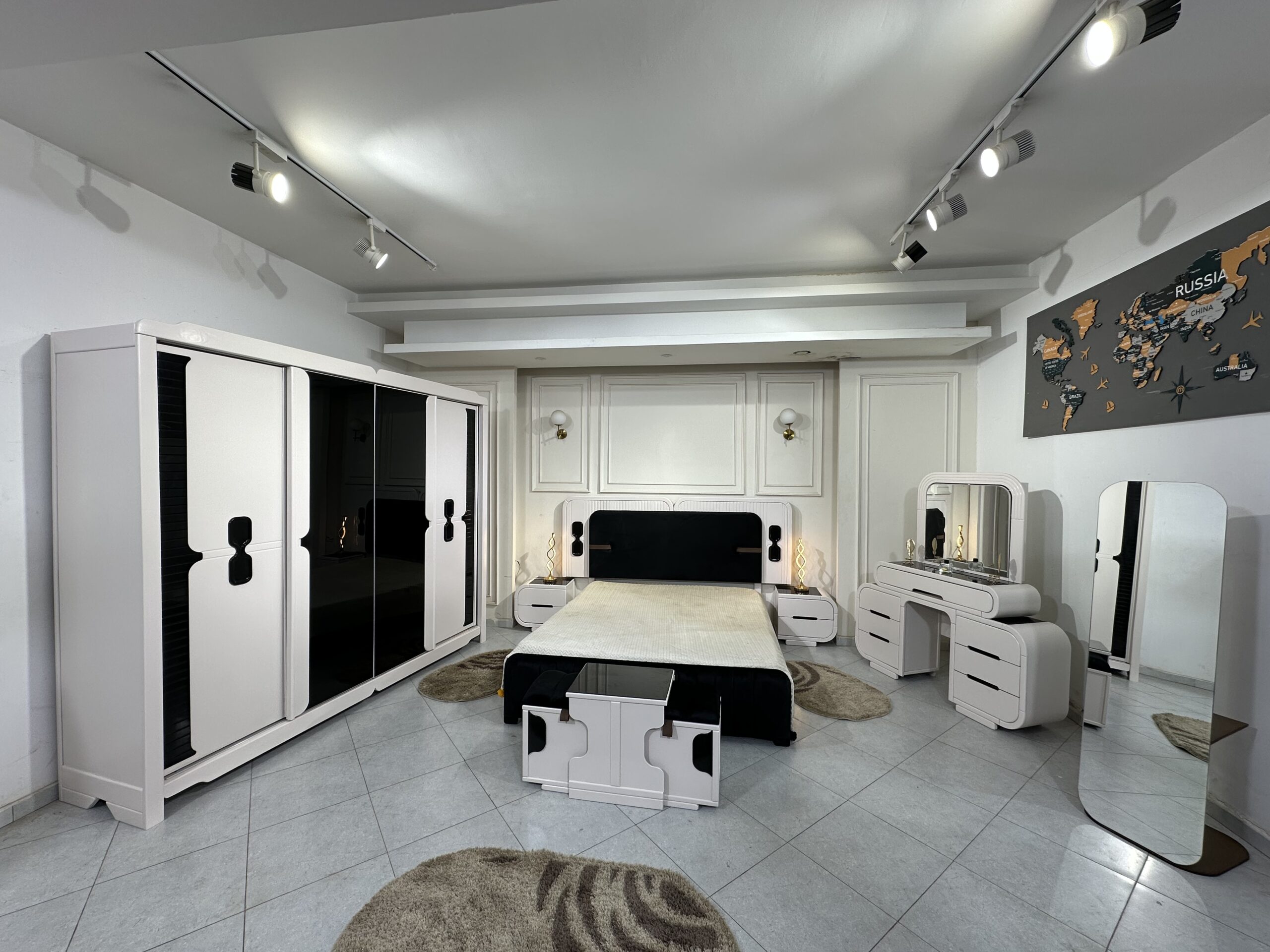 غرفة نوم موديل التميز Chambre a Coucher Modele Excellence Beige - الصورة 13