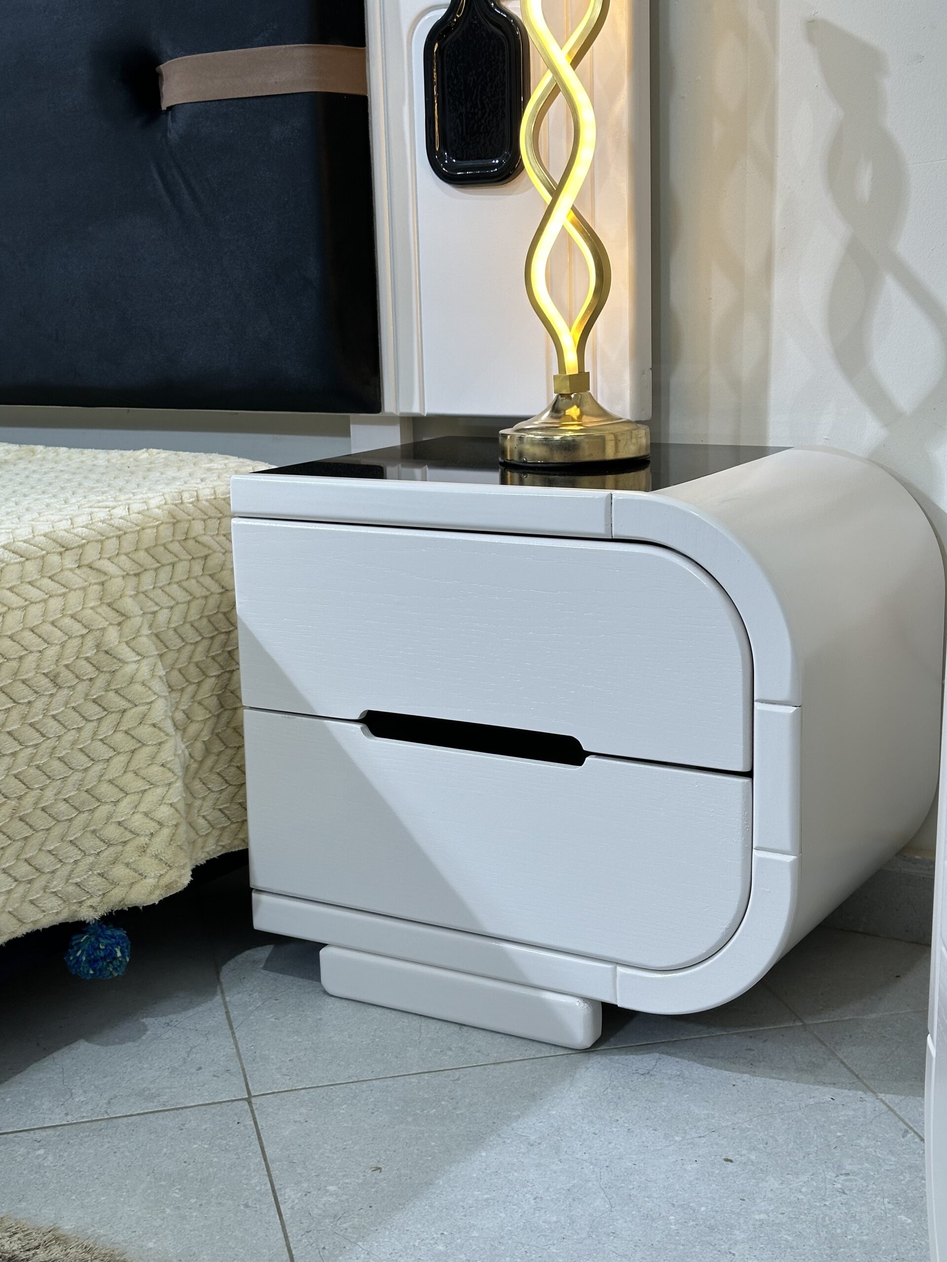 غرفة نوم موديل التميز Chambre a Coucher Modele Excellence Beige - الصورة 5