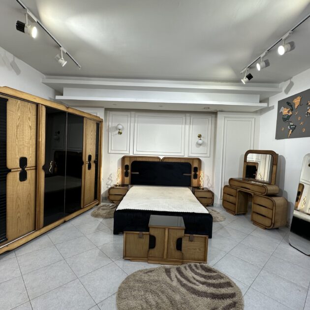 غرفة نوم موديل التميز Chambre a Coucher Modele Excellence Marron