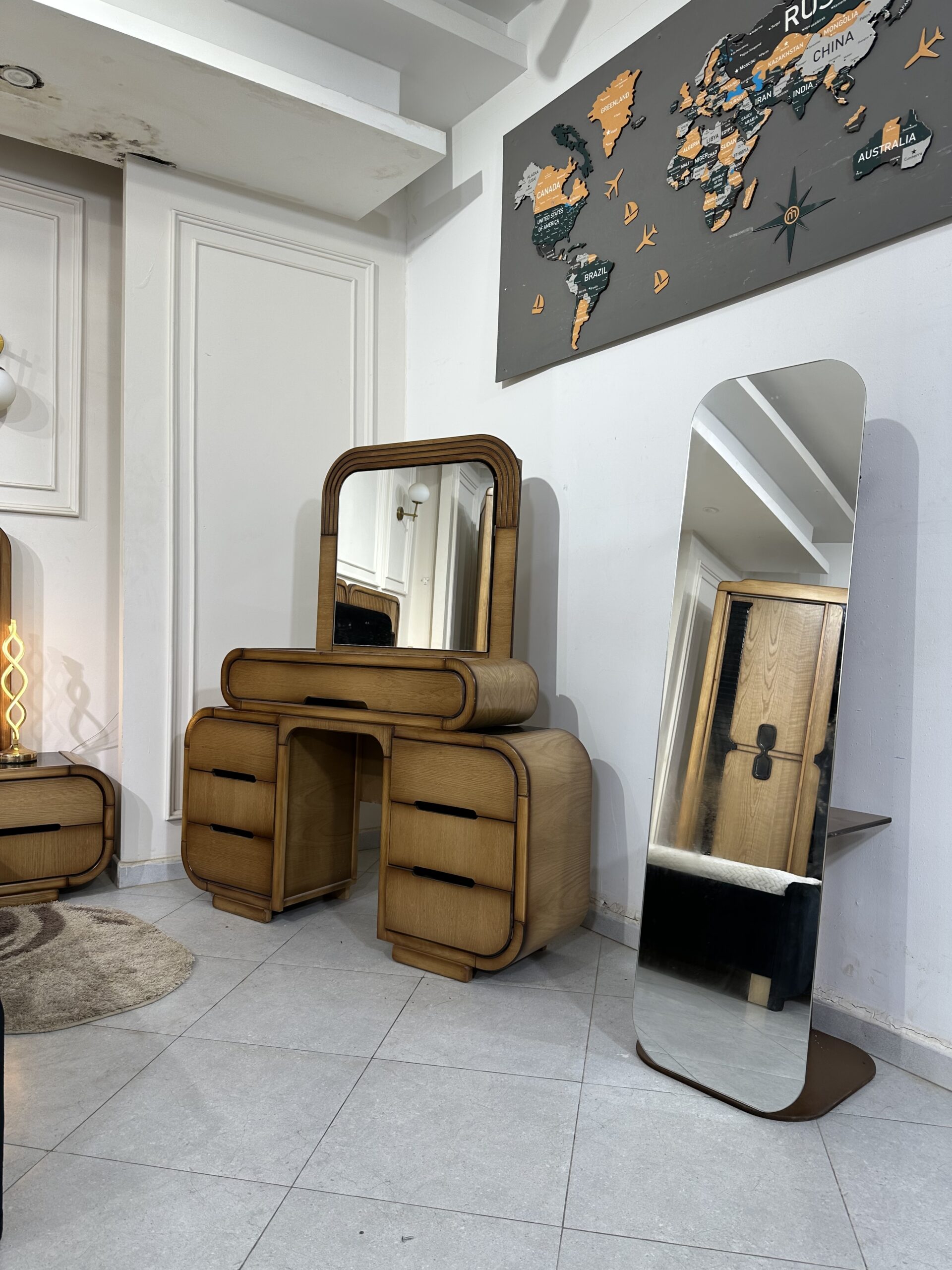 غرفة نوم موديل التميز Chambre a Coucher Modele Excellence Marron - الصورة 2