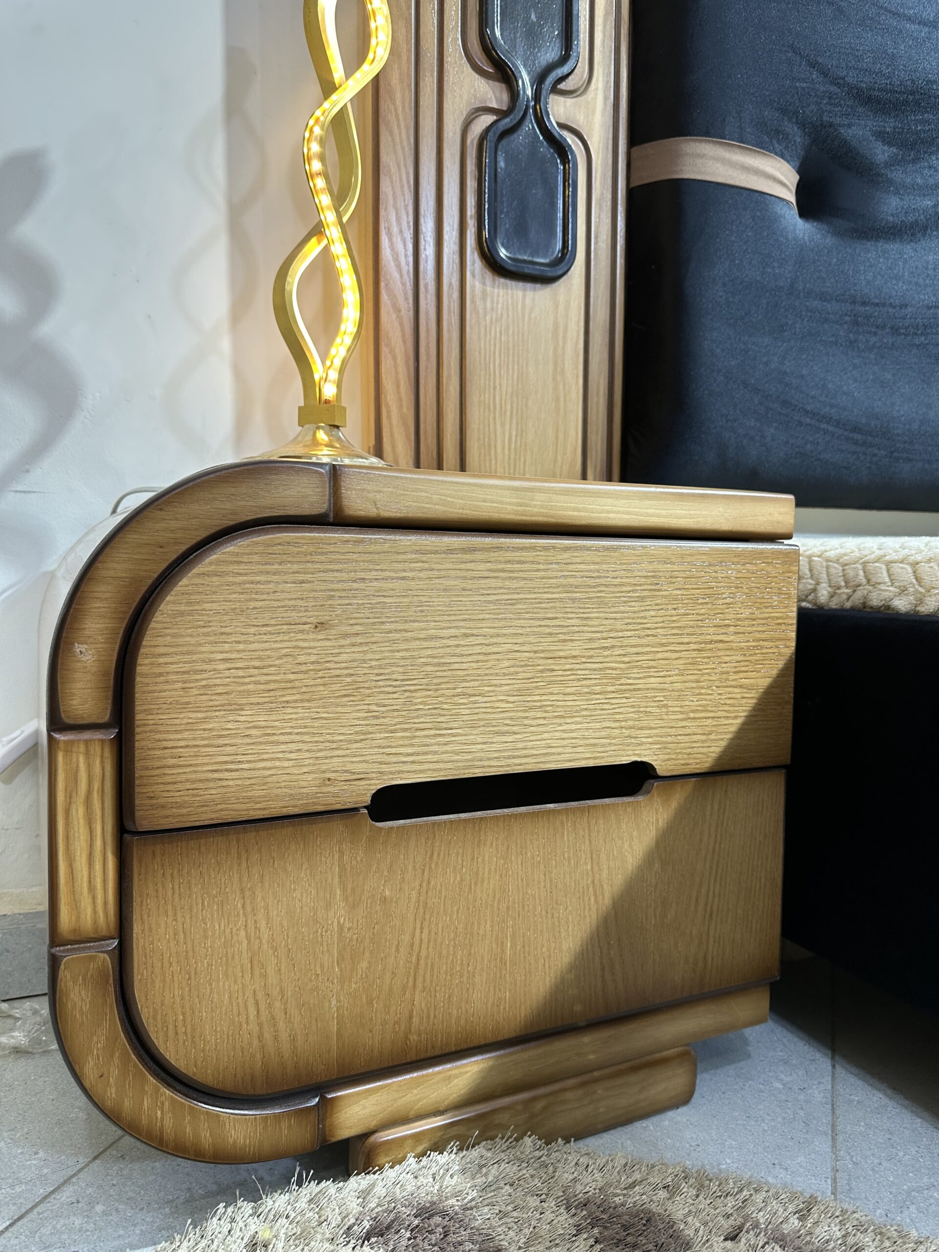 غرفة نوم موديل التميز Chambre a Coucher Modele Excellence Marron - الصورة 9