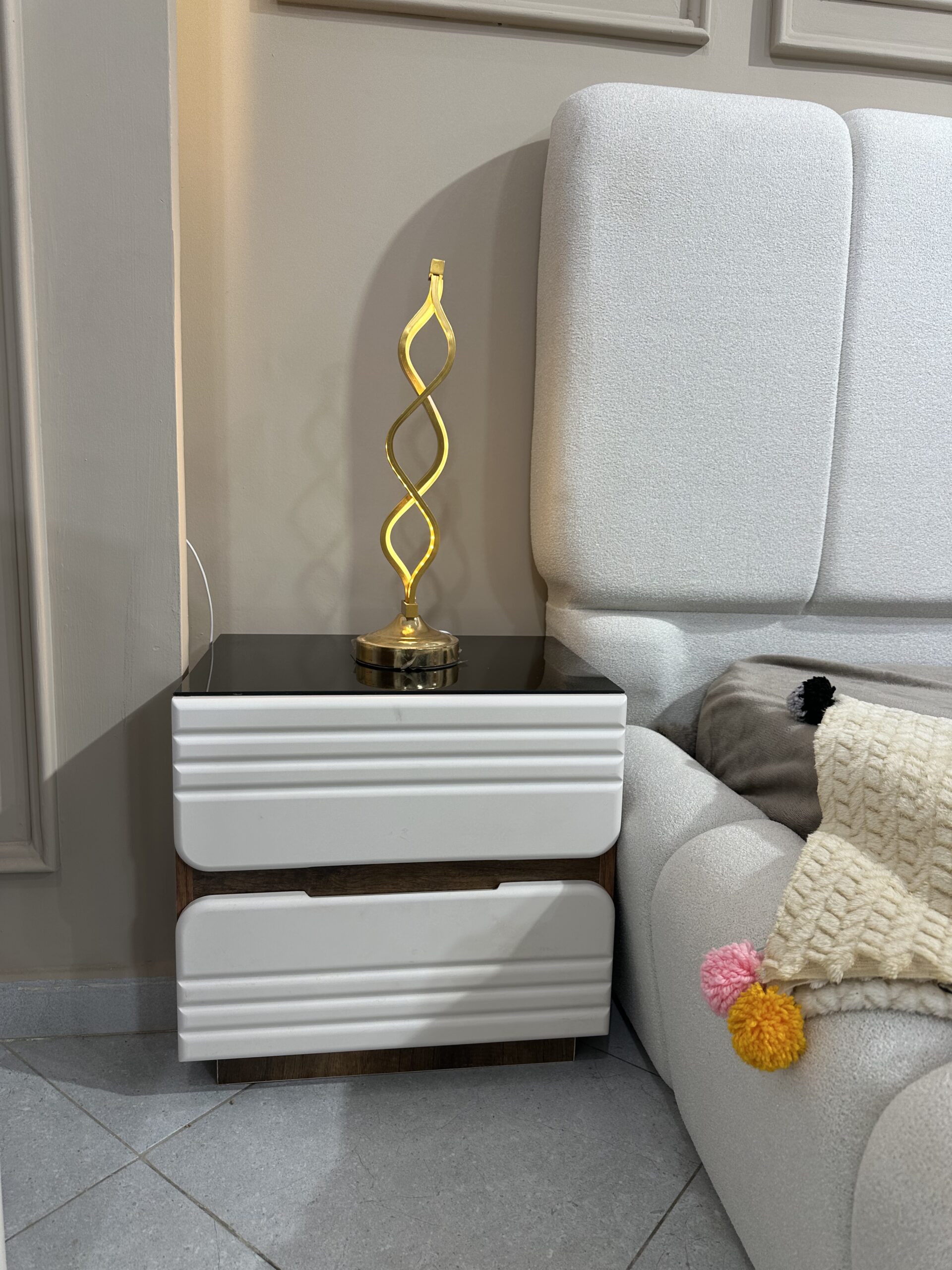 غرفة نوم موديل موناليزا Chambre a Coucher Modele Monaliza Beige - الصورة 14