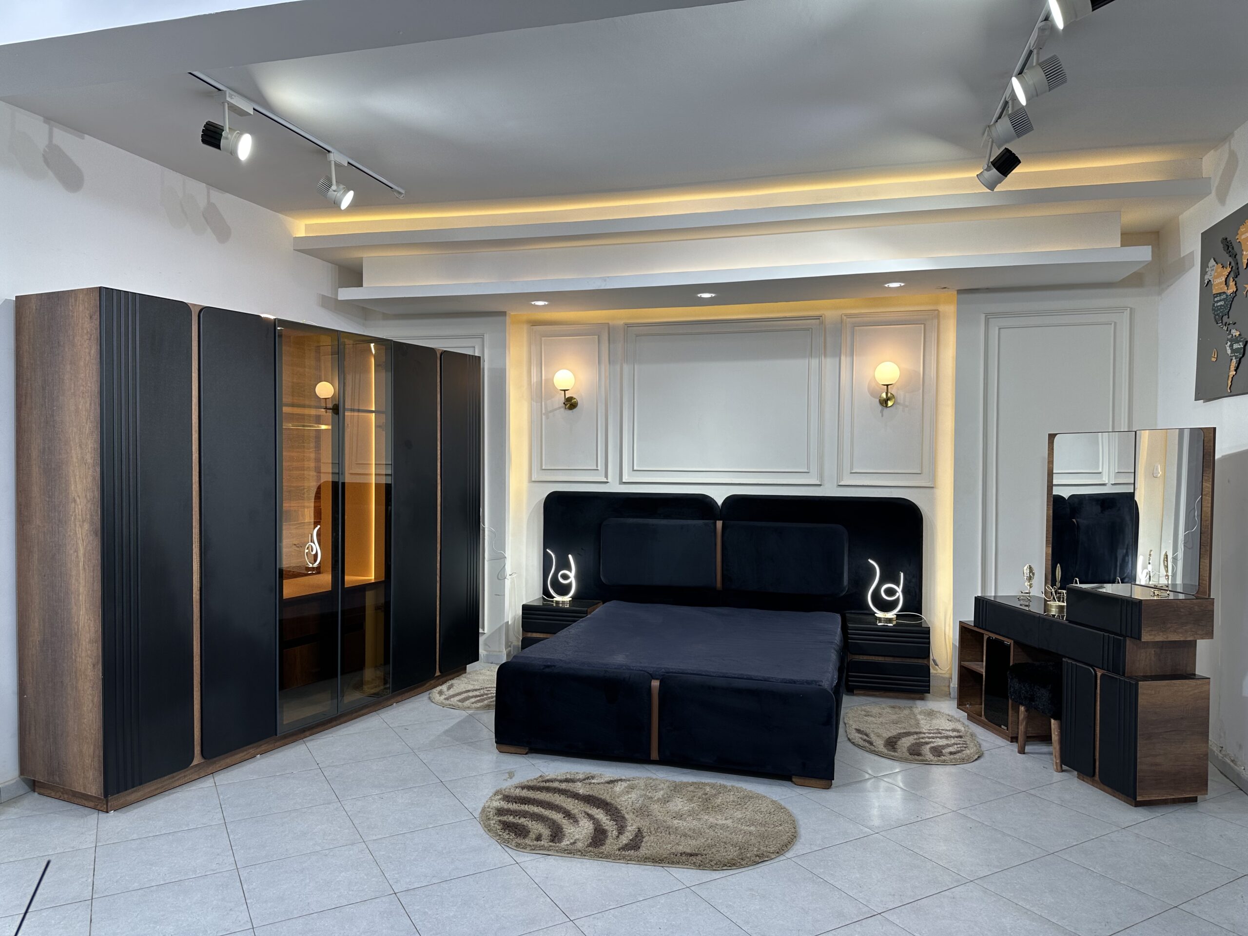 غرفة نوم موديل موناليزا Chambre a Coucher Modele Monaliza BLACK - الصورة 4