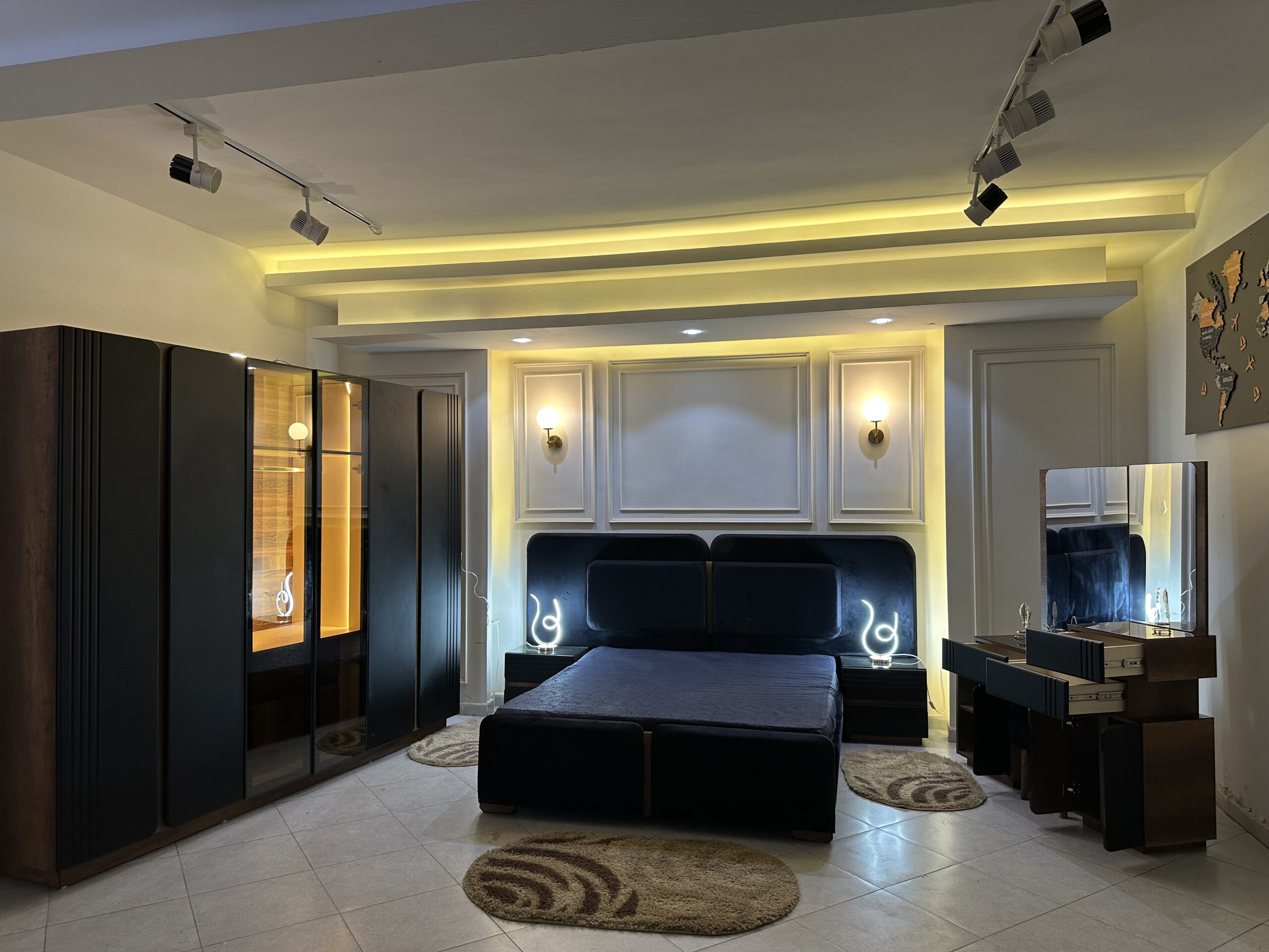 غرفة نوم موديل موناليزا Chambre a Coucher Modele Monaliza BLACK - الصورة 10