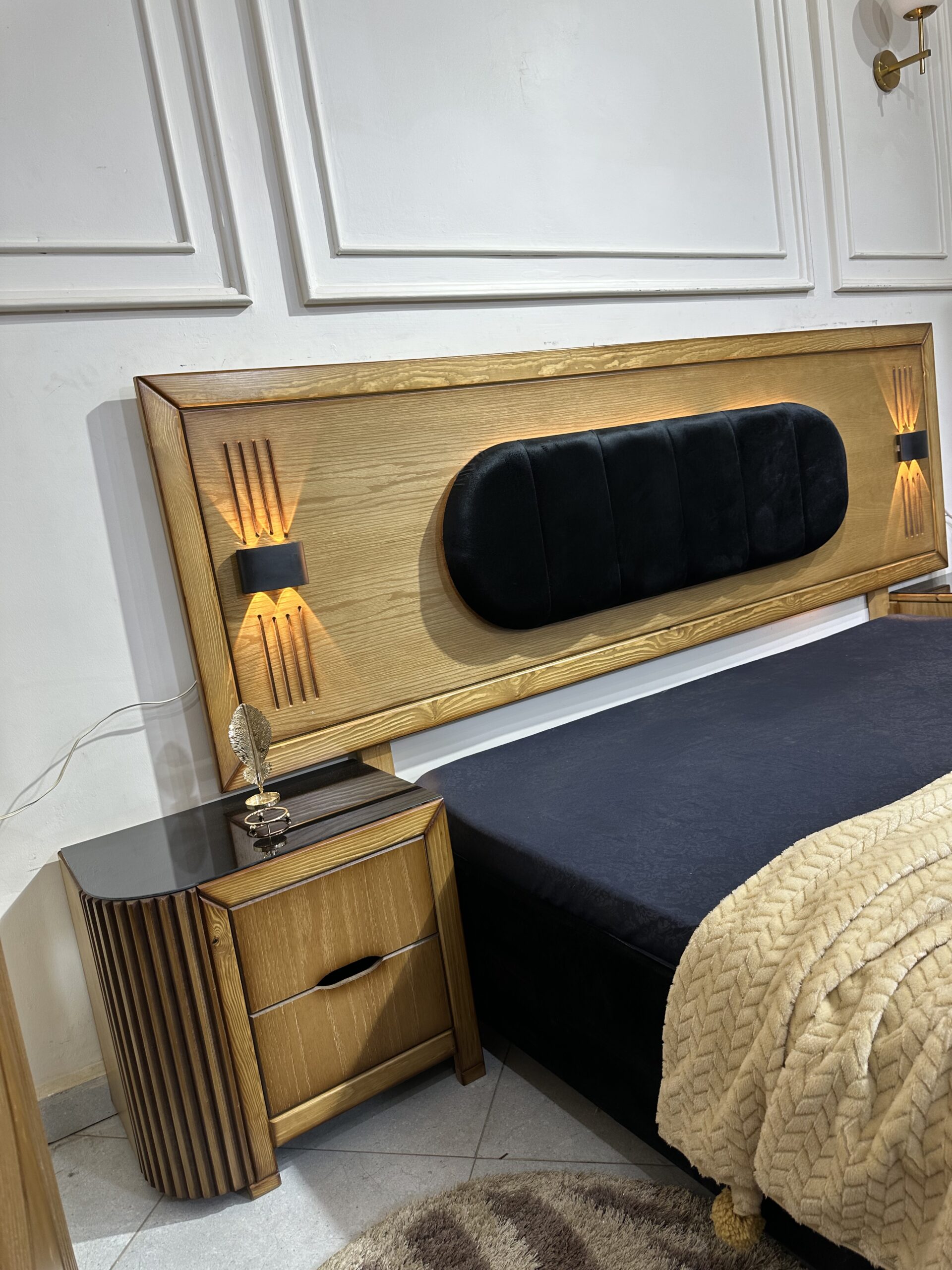 غرفة نوم موديل توليب Chambre a Coucher Modele Tulipe Marron - الصورة 7