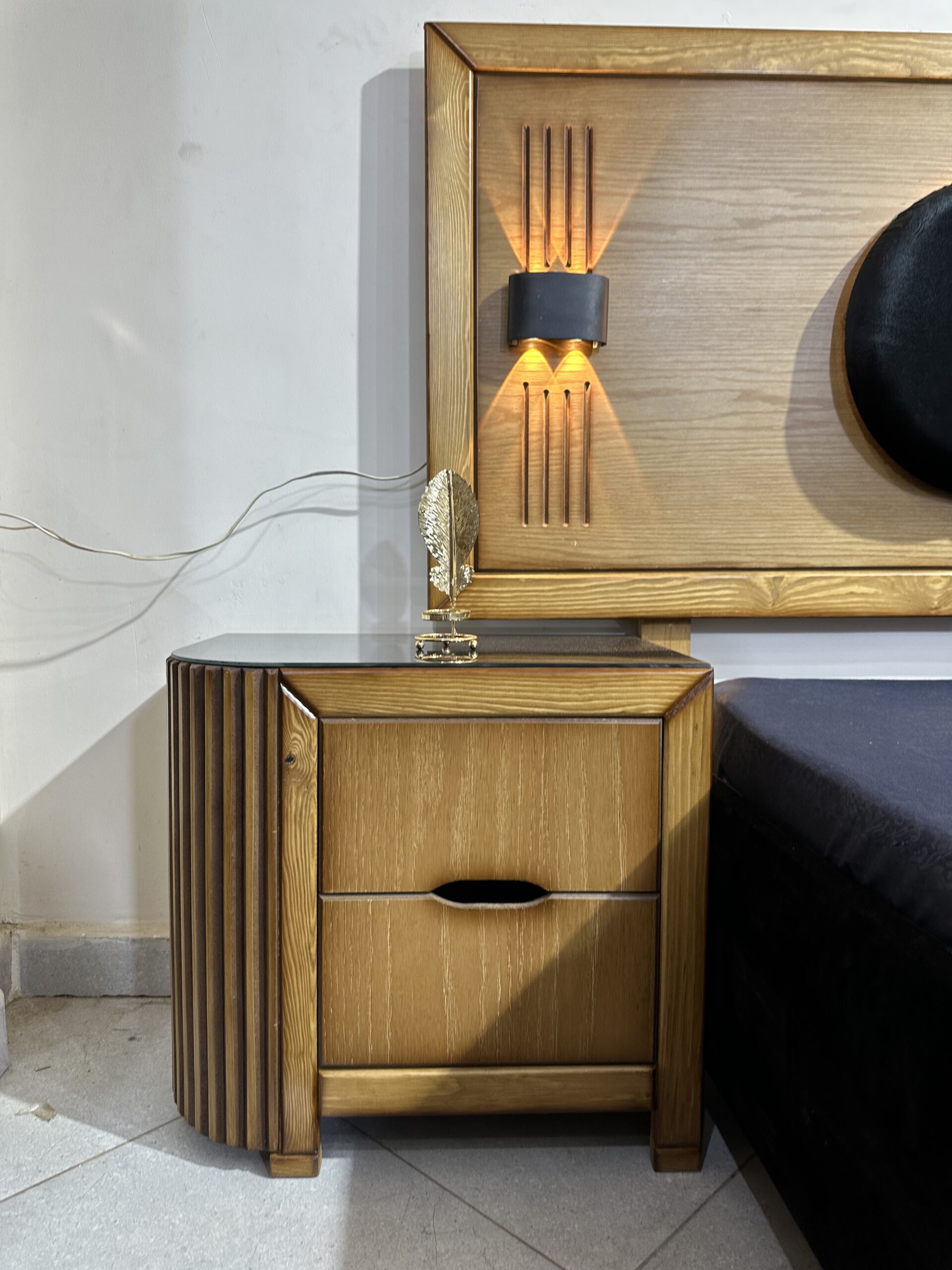غرفة نوم موديل توليب Chambre a Coucher Modele Tulipe Marron - الصورة 9